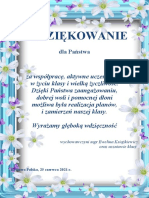 PODZIĘKOWANIE