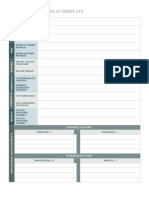 One-Page Business Plan Template: WHAT+HOW+WHO