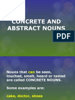 Concrete&Abstract Nouns