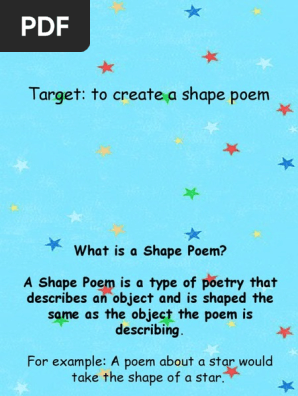 Shape Poem