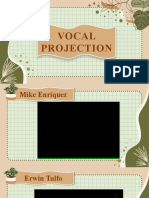 Vocal Projection