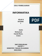 Modul Informatika Kelas 8 Materi Internet