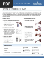 SASH Method for IV Medication Administration | PDF | Intravenous ...