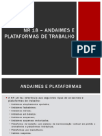 Andaimes e Plataformas de Trabalho