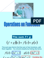 Operations On Functions