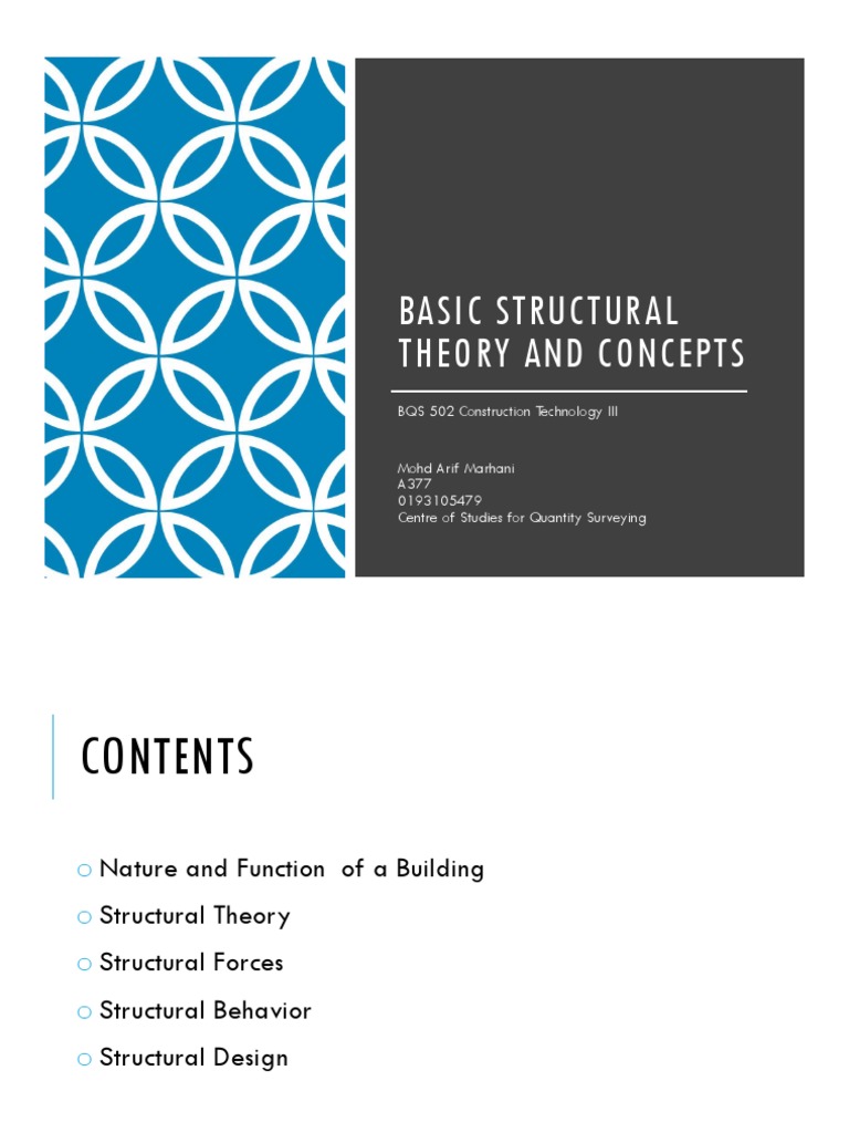 Structural Theory and Design Essentials | PDF | Force | Beam (Structure)