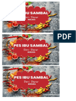 Sticker Pes Ibu Sambal