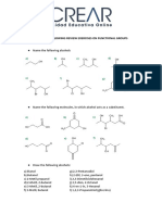 Solve The Following Review Exercises On Functional Groups