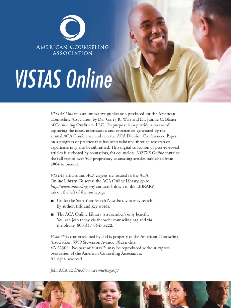 ACA - Creating Your Profesional Counselor Portfolio | PDF | School ...