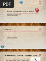 Armature Reaction of DC Machine