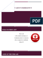 First Aid Write