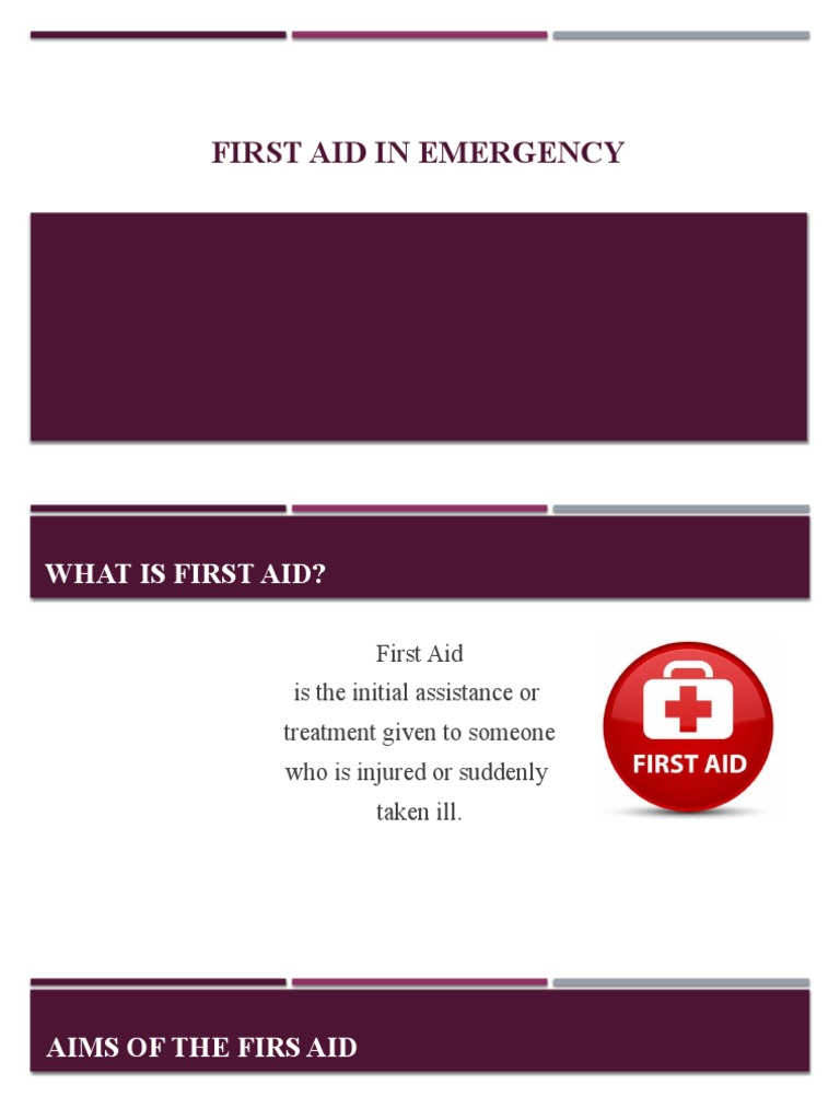 First Aid Write PDF First Aid Emergency Medical Services