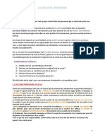 Dissertation Sur La Constitution de La SA Derniere Version