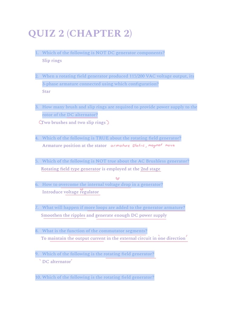 Aes Quiz 2 (Chapter 2) PDF