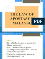 The Law of Apostasy in Malaysia Explained