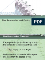 Remainderfactortheorem PPT Alg2