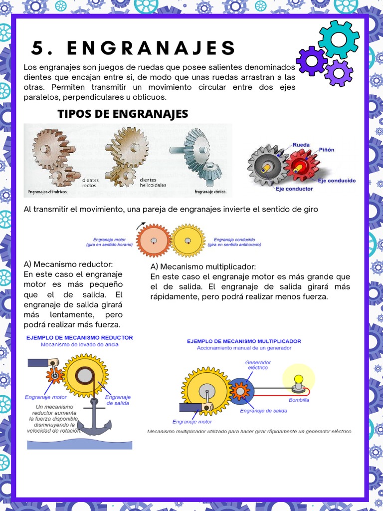 Introducción a los Engranajes y Ejercicios | PDF