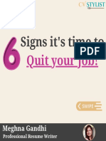 Signs it's time to Quit your Job