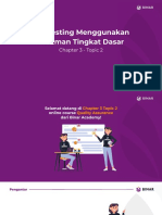 FOR STUDENT CH 3 TOP 2 API Testing Menggunakan Postman Tingkat