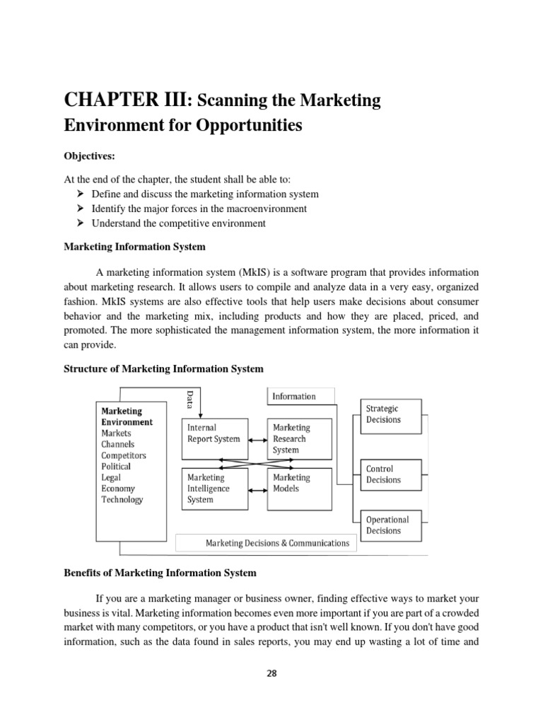 Marketing Management CHAPTER 3 | PDF | Marketing | Market Analysis