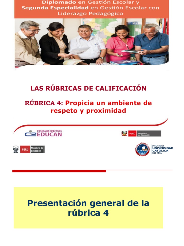 Análisis de La Rúbrica 4 Respeto | PDF | Las emociones | Psicología Social