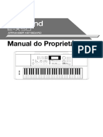 Roland E-X50 (Manual Do Proprietário)