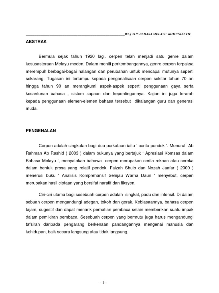 Bahasa Melayu Komunikatif 1