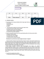 Soal Penilaian Harian Tema 1 ST1