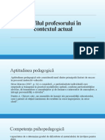 Personalitatea profesorului