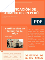 Fortificación de Alimentos