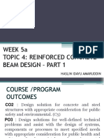 RC Beam Design - Part 1 Design Step