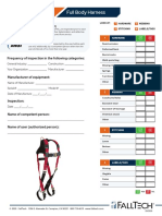 Inspection Form Harness Fillable