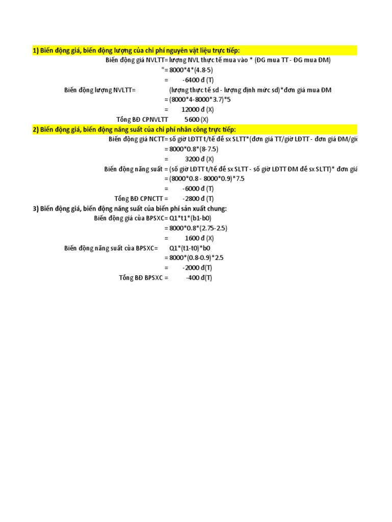 Management Accounting Exercise | PDF