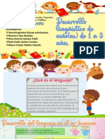 Desarrollo Linguistico de 0 A 3 Años.