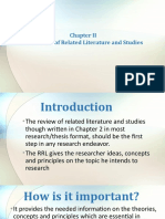 How To Do Chapter-II of Your Research