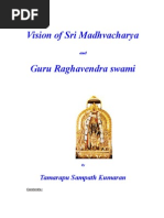 Download Vision of Sri Madhvacharya and Guru Raghavendra  by T Sampath Kumaran SN6185485 doc pdf
