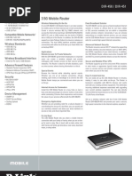 3.5G Mobile Router: DIR-450 / DIR-451