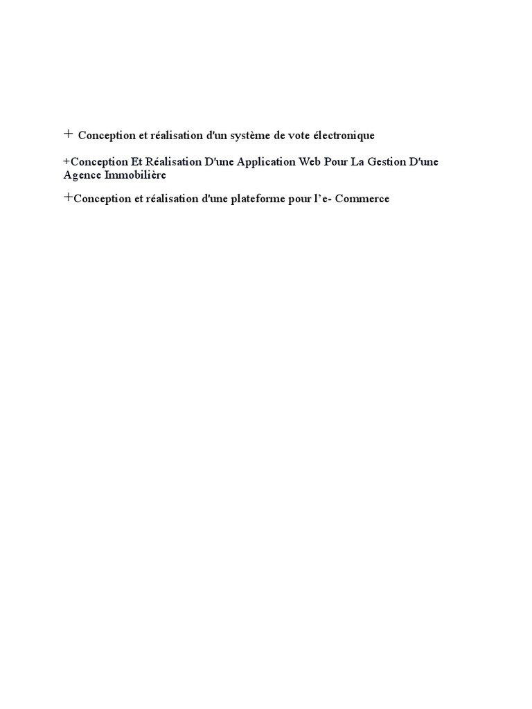 Conception Et Réalisation D | PDF | Droit