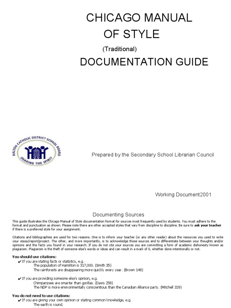 Chicago Manual of Style | PDF | Citation | Encyclopedias