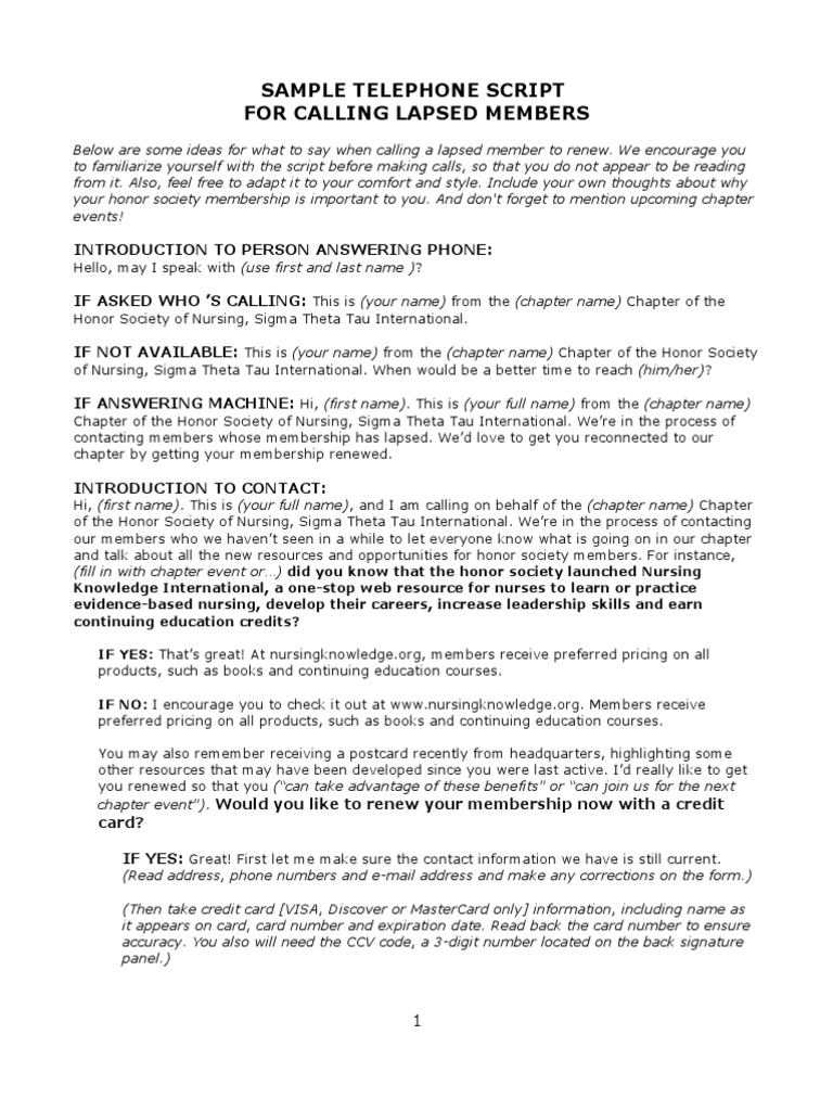 Phone A Thon Script | Download Free PDF | Visa Inc. | Credit Card