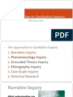 6 Approaches To Qualitative Research