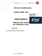 TEMA 20 PROCEDIMIENTOS PENALES IV - TRIBUNAL DEL JURADO - 2021 T-Libre 2-JULIO