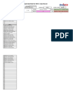 Shs e Class Record Blank Template