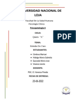 Caso clínico de trastorno bipolar I