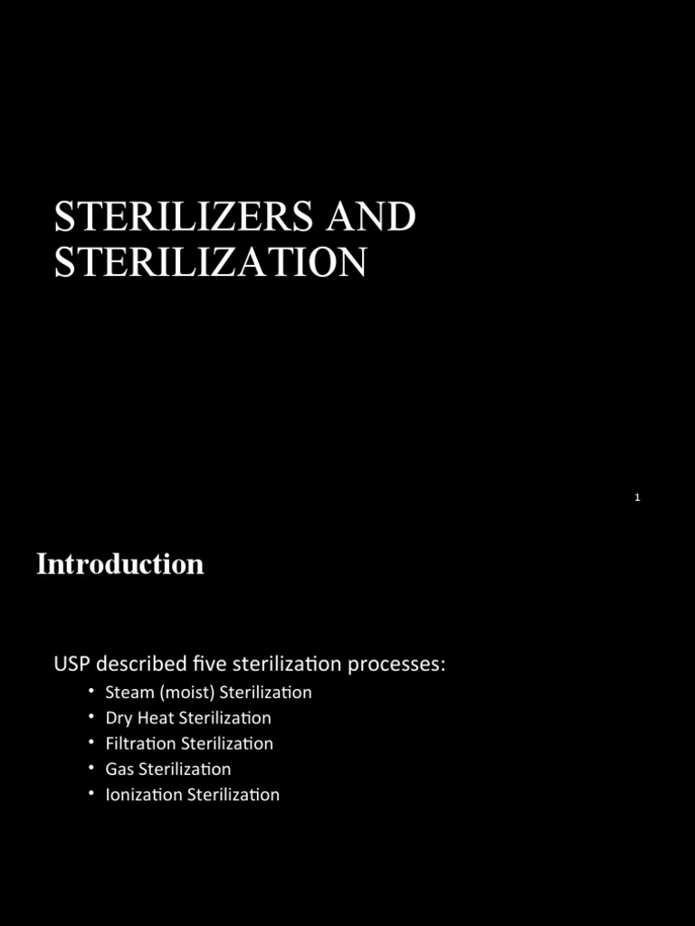 Sterilization Methods Overview | PDF | Sterilization (Microbiology) | Steam