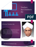 Teachers Day and Children's Day: Important Dates and Facts