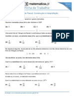 Matemática - Triângulo de Pascal