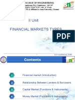 II Unit Financial Markets Types