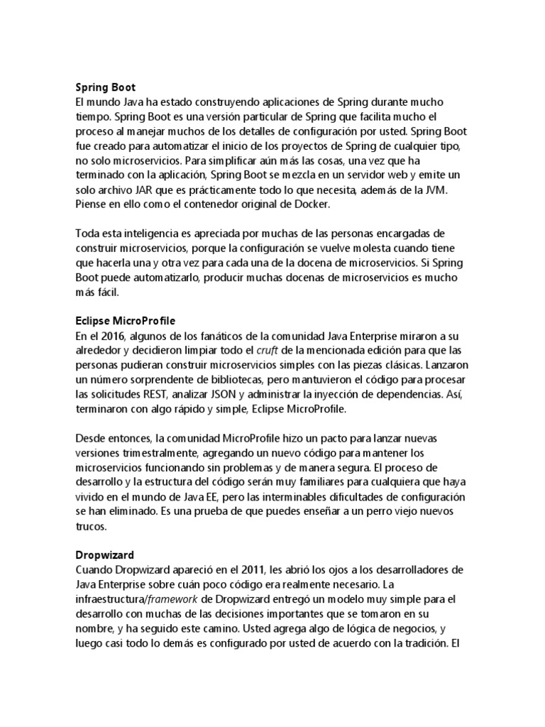 Frameworks PDF Java lenguaje De Programaci n Gesti n De 