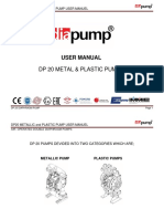DP 20 Metal & Plastic Pumps: User Manual